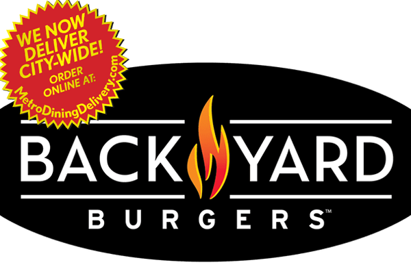 Back Yard Burgers Full Menu with Prices - Lincoln Nebraska - Provided by Metro Dining Delivery 
Back Yard Burgers
Signature Flame-Grilled Burgers 
100% BLACK ANGUS BURGERS
	DOUBLE CLASSIC	6.99 | 10.19
	Lettuce, tomato, red onion, pickles, 
	mustard, ketchup and mayo
	CHIPOTLE	5.99 | 9.19
	Sweet Baby Ray’s® BBQ Sauce, chipotle 
	mayo, cheddar cheese, smoky bacon, 
	crispy onion straws, lettuce, tomato 
	and pickles
	BACON CHEDDAR	5.89 | 9.09
	Cheddar, smoky bacon, lettuce, tomato, 
	red onion, pickles, mustard, ketchup 
	and mayo
	BLACK JACK	5.59 | 8.79
	Blackened Angus beef topped with 
	pepper jack cheese, lettuce, tomato 
	and creole mayo
	BLACK & BLEU	5.89 | 9.09
	Blackened Angus beef with crumbled 
	bleu cheese, smoky bacon, lettuce, 
	tomato, red onion and mayo
	MUSHROOM SWISS	5.89 | 9.09
	Sautéed mushrooms, swiss cheese, 
	lettuce, tomato and mayo
	CLASSIC	4.99 | 8.19
	Angus beef topped with lettuce, 
	tomato, red onion, pickles, mustard, 
	ketchup, and mayo
CHICKEN
	HAWAIIAN CHICKEN	5.29 | 8.49
	Honey soy ginger glaze, pineapple, 
	lettuce, pineapple, mustard
	and mayo
	BLACK JACK 
	CHICKEN CLUB	5.59 | 8.79
	Blackened chicken, pepper jack 
	cheese, bacon, lettuce, tomato, 
	and creole mayo
	BLACKENED CHICKEN	5.29 | 8.49
	Topped with cole slaw, tomato and mayo
	GRILLED CHICKEN	4.99 | 8.19
	Topped with tomato, lettuce and mayo
TURKEY / VEGGIE
	WILD TURKEY	4.99 | 8.19
	Pepper jack cheese, lettuce, tomato, 
	red onion, pickles, mustard, 
	and creole mayo
	TURKEY CLUB	5.59 | 8.79
	Swiss cheese, bacon, lettuce tomato, mayo
	VEGGIE	4.99 | 8.19
	Topped with lettuce, tomato, red 
	onion, pickles, mustard, and ketchup
	CLASSIC TURKEY	4.49 | 7.69
	Lettuce, tomato, red onion, pickles, 
	mustard, ketchup, mayo
PREMIUM TOPPINGS 75¢ ea
CHEESE	GRILLED PINEAPPLE
	American	CRISPY ONION STRAWS
	Cheddar 	SAUTÉED MUSHROOMS
	Swiss		CHILI
	Pepper Jack	BACON
	Bleu		COLE SLAW
KID’S MEAL
Fries, 12 oz. drink and Rice Krispies® Treat
JUNIOR BURGER		4.49
BACK YARD DOG		4.49
CRISPY TENDERS		4.49
UPGRADE YOUR COMBO MEAL TO A LARGE FRY AND A 32 OZ. DRINK FOR AN ADDITIONAL 50 CENTS
SALADS
Choose grilled, fried, or blackened chicken
CRANBERRY PECAN		7.79
CHICKEN SALAD
Crisp lettuces, tomatoes, 
red onions, dried cranberries, 
bacon, crumbled bleu cheese, 
candied pecans, and croutons
BACK YARD CHICKEN SALAD		6.79
On crisp lettuces with ripe tomatoes, smoky bacon,
cheddar cheese, and croutons
DRESSING 2 oz. Portion
Balsamic Vinaigrette, Gorgonzola, Honey Mustard, 
Lite Ranch, Ranch, Raspberry Walnut Vinaigrette
LOCAL FAVORITES
TEXAS MELT	5.99 | 9.19
American cheese, smokey bacon, carmalized 
onions and mayo served on thick Texas toast
CHILI CHEESE BURGER	5.99 | 9.19
Chili, cheddar cheese, ketchup, mustard, 
pickle and red onion
CALORIE SAVERS
SUBSTITUTE LETTUCE 
FOR BUN - LOW CARB
SUBSTITUTE FLATBREAD 
FOR BUN - ADD 40¢
SIDES & MORE
3 CHICKEN TENDERS	3.49 | 6.69
ONION RINGS	2.59 | 2.99
BACK YARD CHILI 		3.29
House-made without beans
SIDE SALAD		2.89
Topped with tomato, onion, cucumbers
and cheddar cheese
LOADED BAKED POTATO		3.39
Fresh from the oven with real cheddar,
smoky bacon, butter, and sour cream
BAKED POTATO		2.39
FRIED PICKLES		2.99
HOUSE FRIES
GARLIC PARMESAN	2.89 | 3.19
Tossed with our signature garlic-herb
seasoning and savory parmesan cheese
CHILI CHEESE FRIES	2.39 | 3.59
SEASONED FRIES	2.39 | 2.69
WAFFLE FRIES	2.39 | 2.69
DESSERTS
FRESH BAKED COBBLER		2.29
Buttery crust loaded with choice fruit filling
Flavors change daily.
BLUE BUNNY® ICE CREAM		  .99
Rich, creamy, real vanilla ice cream
DRINKS
REGULAR 2.29 | LARGE 2.49
Iced Cold Lemonade, Strawberry Lemonade
Sweet Iced Tea, Unsweet Iced Tea
Pepsi, Diet Pepsi, Caffeine Free Diet Pepsi, 
Wild Cherry Pepsi, Mt. Dew, Diet Mt. Dew, Sobe LifeWater, Mist TWST,  Mug Rootbeer, Tropicana Fruit Punch, 
Dr Pepper, Diet Dr Pepper
MILKSHAKES
HAND-DIPPED
Creamy blends of real ice cream, fruits, 
indulgent syrups and premium topings
3.79 EACH
Rich Chocolate
Real Strawberry
Creamy Vanilla
Chocolate Oreo
Peanut Butter
Banana
Chocolate Banana
Strawberry Banana
PEANUT BUTTER BANANA
CHOCOLATE COVERED CHERRY
