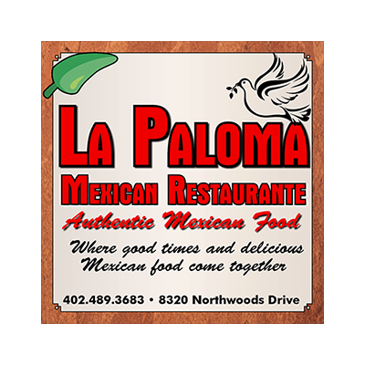 La Paloma Mexican Restaurant Delivery Menu - With Prices - Lincoln Nebraska