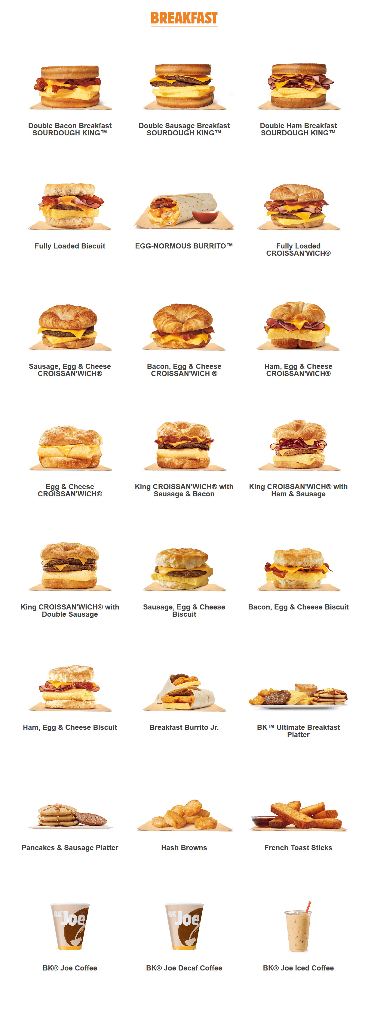 Burger King | Menu | Delivery | Order Online | Lincoln NE | City-Wide ...
