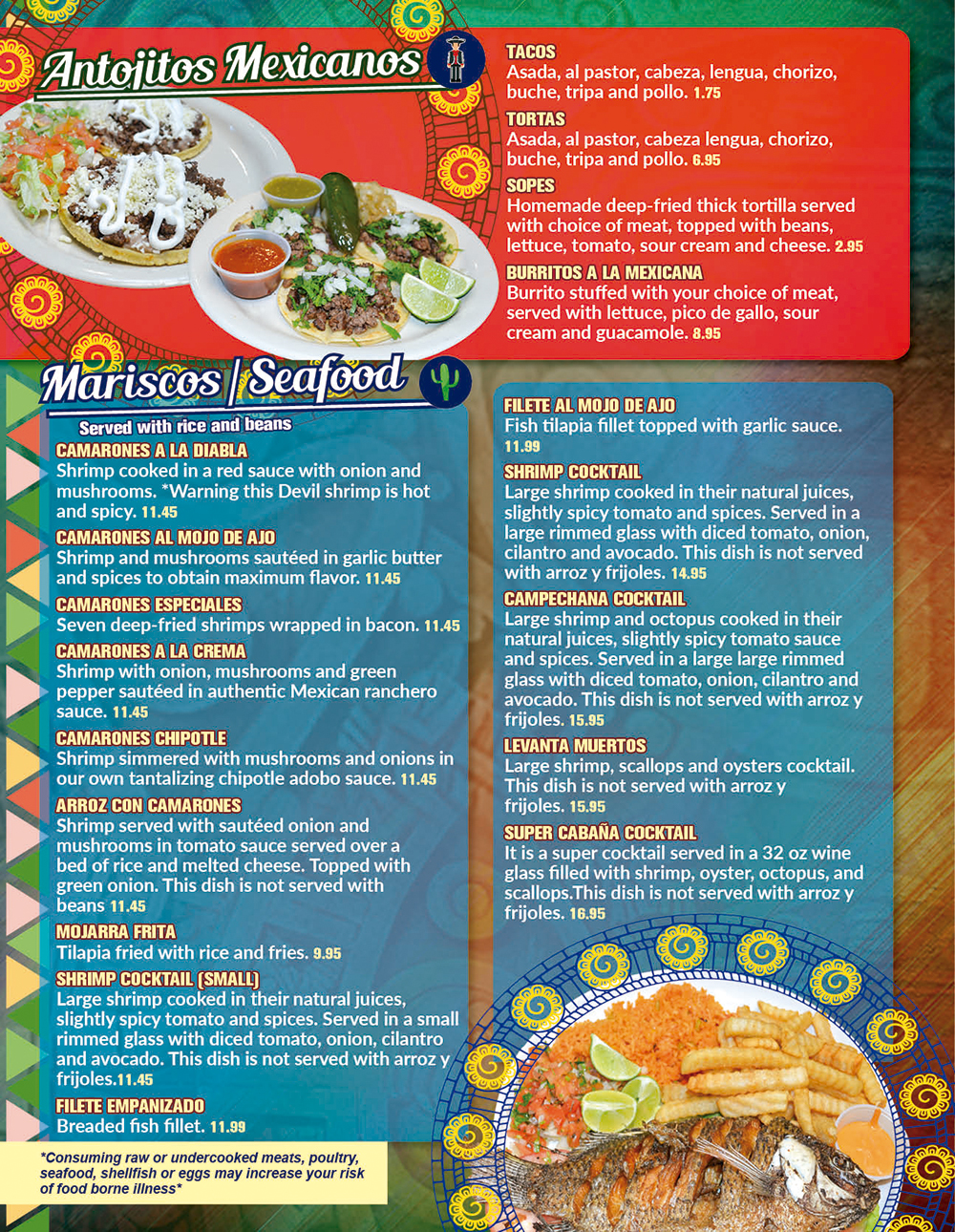 La Cabaña Mexican Restaurant Menu Lincoln NE 4