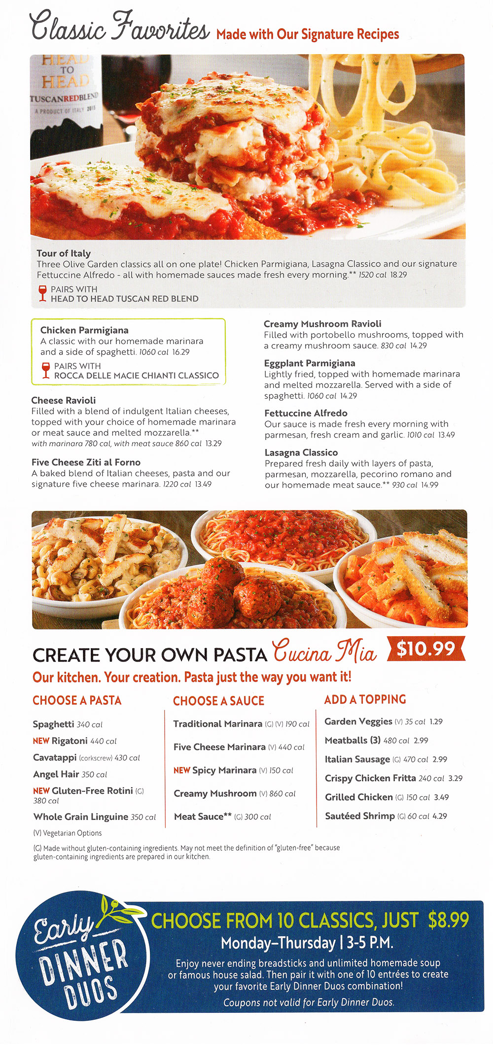 Olive Garden | Menu | Delivery | Order Online | Lincoln NE | City Wide