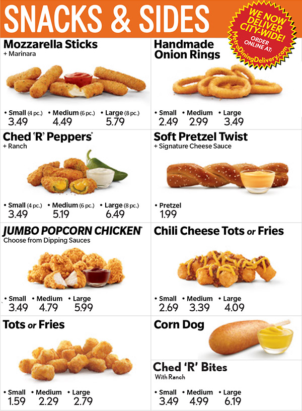 Sonic Drive-In | Full Menu | Delivery | Order Online | Lincoln NE ...