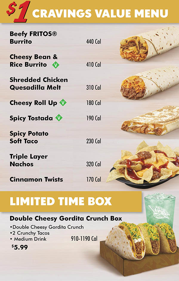 Taco Bell Menu | Order Online | Delivery | Lincoln NE | City-Wide ...